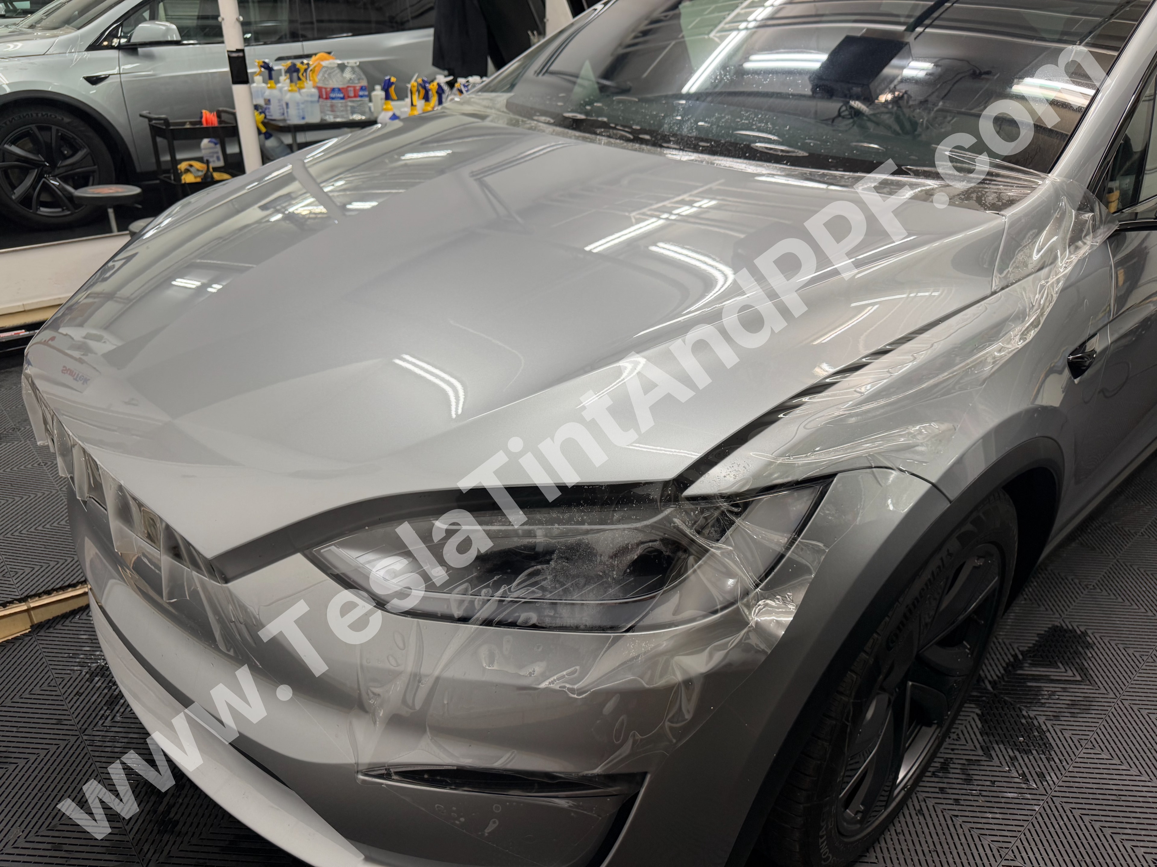 Tesla paint protection film PPF body panel edge